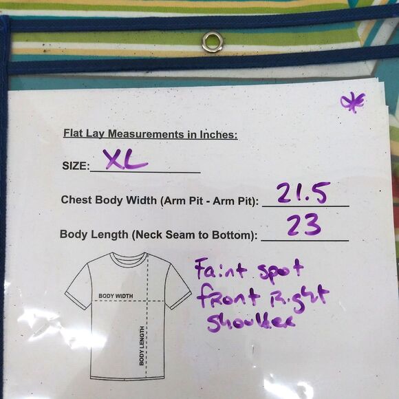 Sag Harbor Sport Shirt Womens Size XL Multicolor Striped Short Sleeve Top - Picture 4 of 8